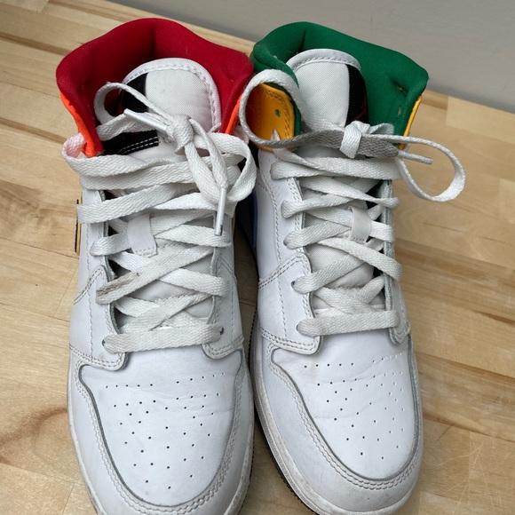 Air Jordan Mid multi color - Picture 3 of 7